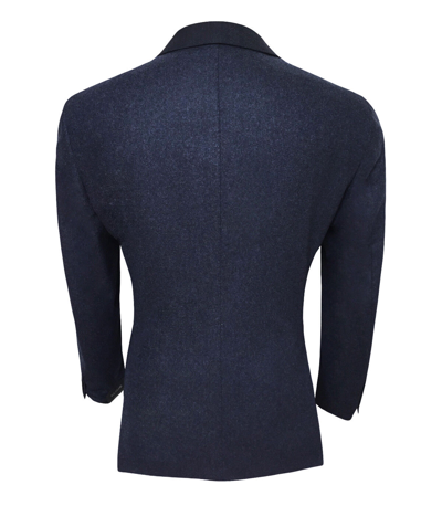 Pre-owned Pal Zileri Men's Blue 100% Wool Jacket Regular Fit, Size 48(s), 50(m), 58(3xl)