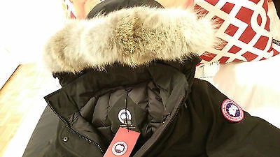 Pre-owned Label Edition Brand Red  Black Canada Goose Trillium Small Parka Jacket