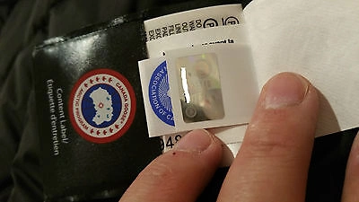 Pre-owned Label Edition Brand Red  Black Canada Goose Trillium Small Parka Jacket