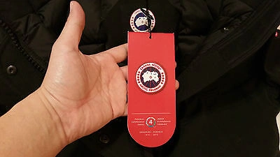 Pre-owned Label Edition Brand Red  Black Canada Goose Trillium Small Parka Jacket