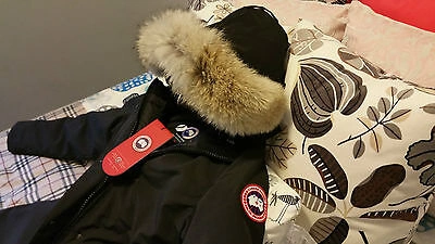 Pre-owned Label Concept Brand Red  Edition Navy Canada Goose Victoria Mm Parka Jacket