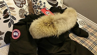 Pre-owned Label Concept Brand Red  Edition Navy Canada Goose Victoria Mm Parka Jacket