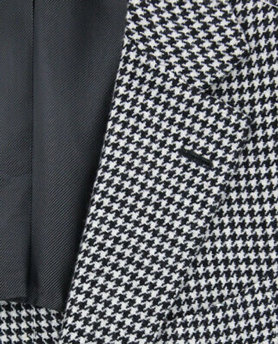 Pre-owned Luigi Borrelli $6000  Black Wool Sportcoat - 40/50 - (lbspt6150822)