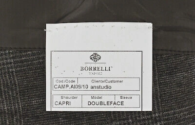 Pre-owned Luigi Borrelli $3600  Brown Reversible Coat Size M (us) / 50 (eu)