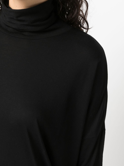 Pre-owned Maison Margiela 2000s High-neck Top In Black