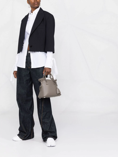 Maison Margiela Key-embellished Tote Bag In Grey
