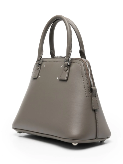 Shop Maison Margiela Mini 5ac Tote Bag In Grey