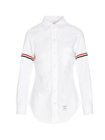 Shop Thom Browne Women's  White Cotton Shirt