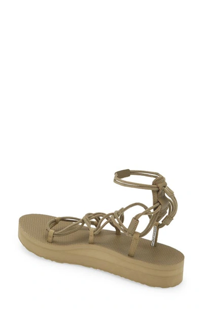Teva Midform Infinity Gladiator Sandal In Aloe