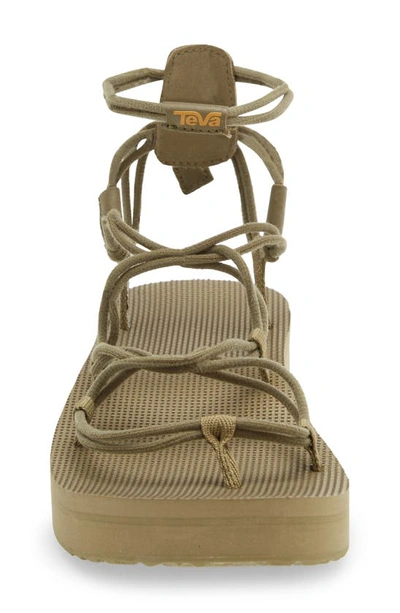 Teva Midform Infinity Gladiator Sandal In Aloe