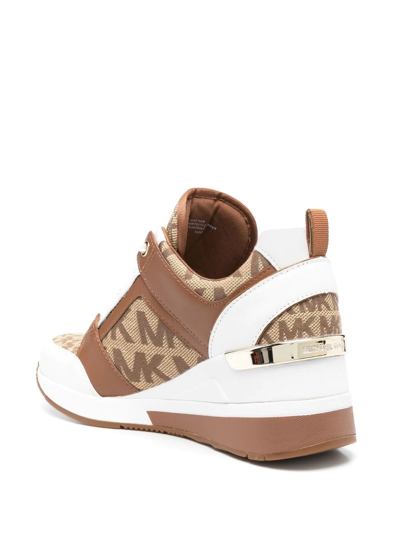 Michael Michael Kors Georgie High-top Sneakers In Braun