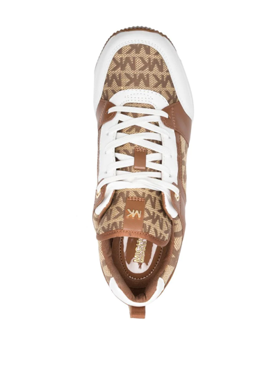 Michael Michael Kors Georgie High-top Sneakers In Braun