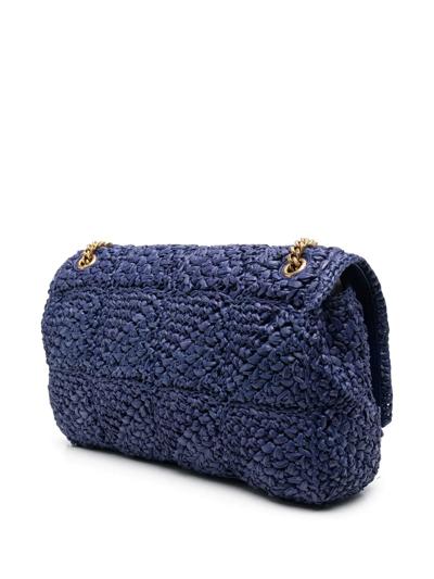 Shop Saint Laurent Kate Shoulder Bag In Blau