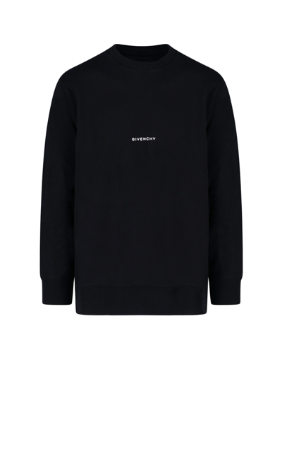 Shop Givenchy Crewneck Back Printed Sweatshirt