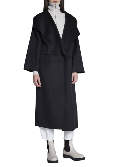 Shop Totême Coat In Black