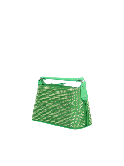 Shop Liu •jo Mini Hobo Bag In Green