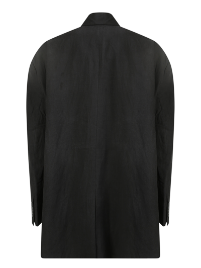 Shop Balenciaga Oversize Coat In Black