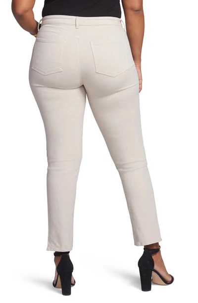Shop Curves 360 By Nydj Slim Straight Leg Ankle Jeans In Feather