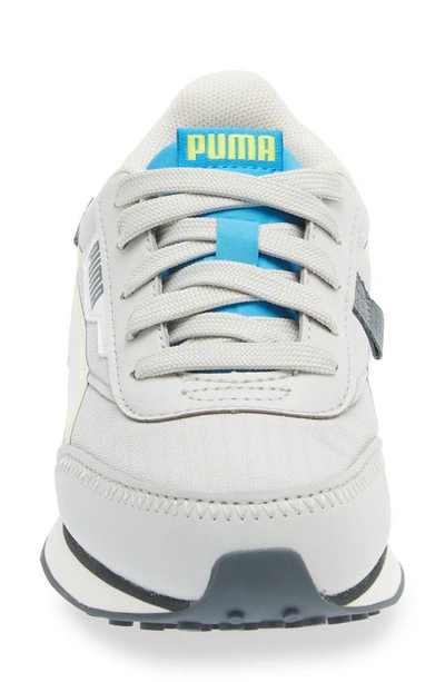 Shop Puma Kids' Future Rider Twofold Sneaker In Gray Violet/ Ocean Dive