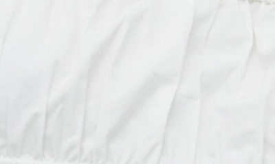 Shop Allsaints Alex Sleeveless Cotton Crop Top In Chalk White
