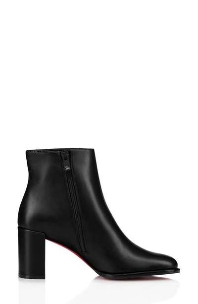 Christian Louboutin 70mm Adoxa Leather Ankle Boots In Black