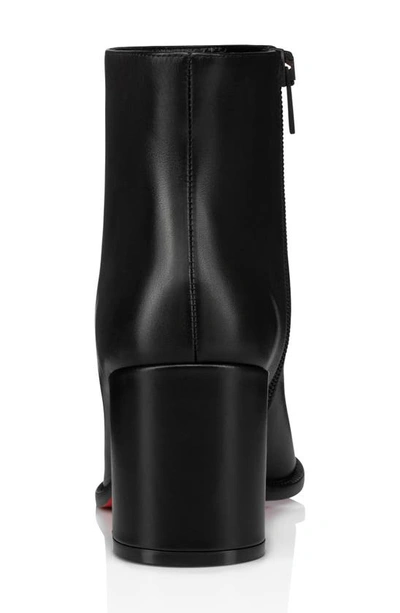 Christian Louboutin 70mm Adoxa Leather Ankle Boots In Black