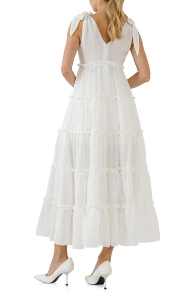 Shop Free The Roses Tiered Maxi Dress In White