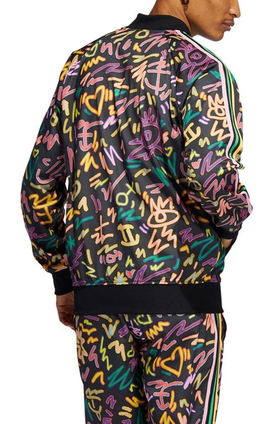 Shop Adidas Originals X Kris Andrew Unisex Love Unites Track Jacket In Multicolor