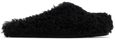 Shop Marni Black Fussbett Sabot Loafers In 00n99 Black
