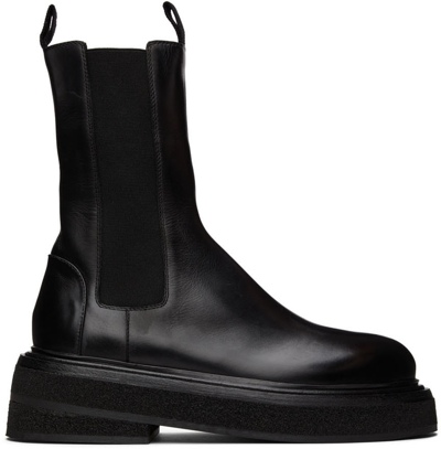 Shop Marsèll Black Zuccone Boots