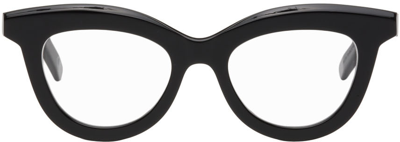 Shop Retrosuperfuture Black Numero 100 Glasses In Nero