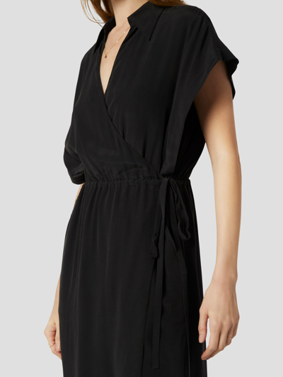 Shop Equipment Karina Silk Dress In True Black