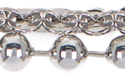 Shop Abound Ball Chain Pre-layer Bracelet In Silver