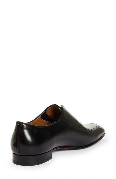 Shop Christian Louboutin Lafitte On Leather Loafer In Black