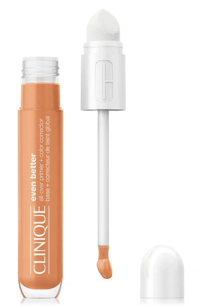 Clinique Even Better All-over Primer + Color Corrector Apricot 0.2 oz / 6 ml In Apricot