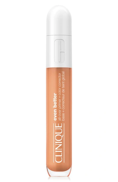 Shop Clinique Even Better All-over Primer & Color Corrector In Apricot