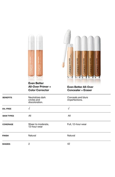 Shop Clinique Even Better All-over Primer & Color Corrector In Apricot