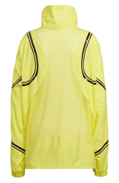 Shop Adidas By Stella Mccartney Truepace Packable Primegreen Training Jacket In Shock Yellow