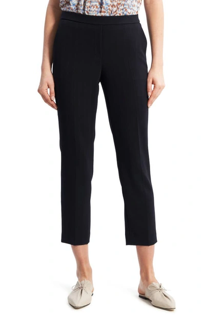 Shop Theory Treeca Admiral Pull-on Crop Pants In Deep Navy - G8e