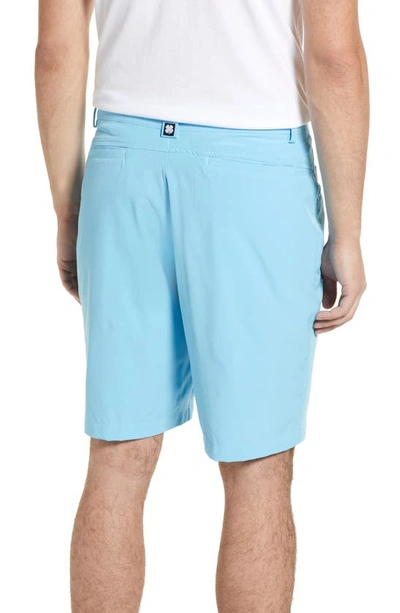 Shop Black Clover Jp2 Golf Shorts In Light Blue