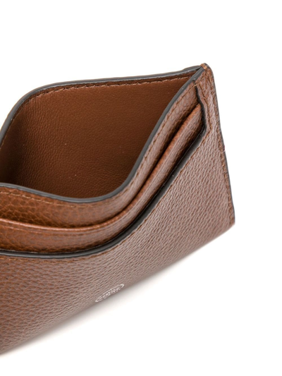 Mulberry Logo-embellished Cardholder In Brown