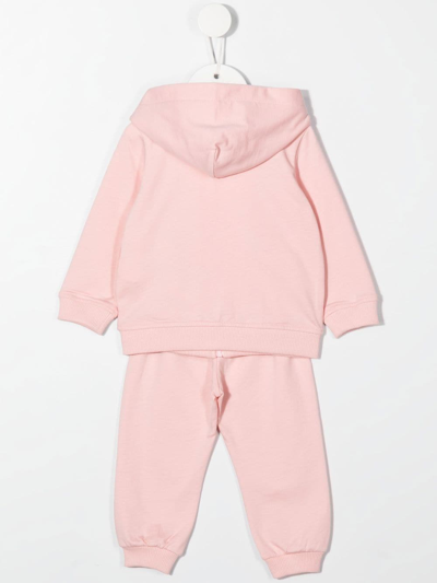 Shop Moschino Teddy Bear-print Tracksuit In Pink
