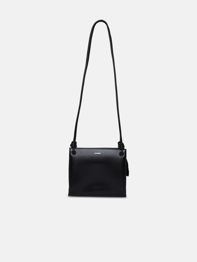 Shop Jil Sander Leather Bag In Black
