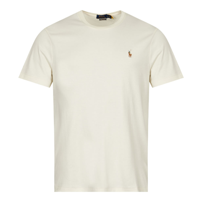 Shop Ralph Lauren T-shirt In Cream