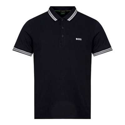 Shop Hugo Boss Athleisure Paddy Polo Shirt In Black