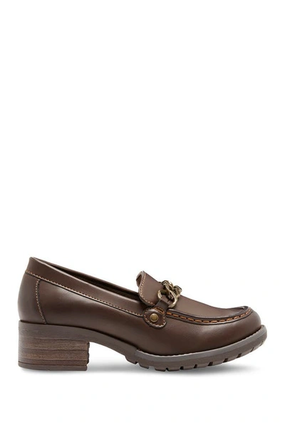 Shop Eastland Nora Loafer Pump In Brown