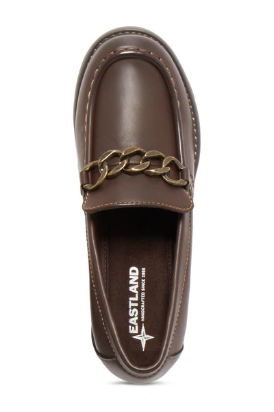 Shop Eastland Nora Loafer Pump In Brown