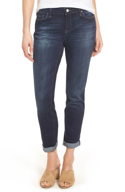 Shop Mavi Jeans Ada Boyfriend Jeans In Indigo Brushed