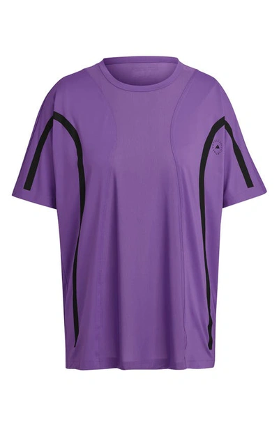 Shop Adidas By Stella Mccartney Tpa Running T-shirt In Active Purple/ White