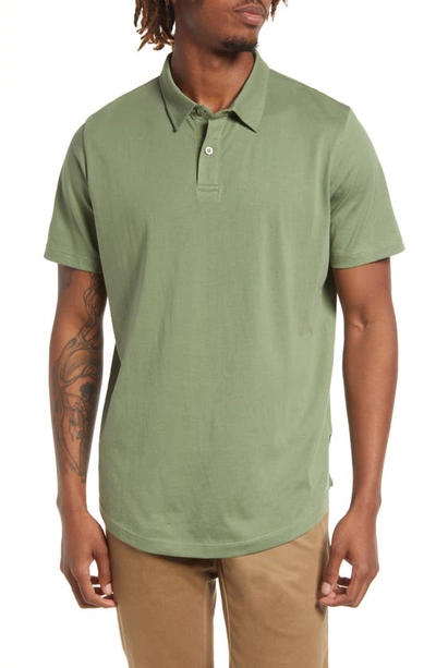 Shop Live Live Solid Pima Cotton Polo In Greenpoint